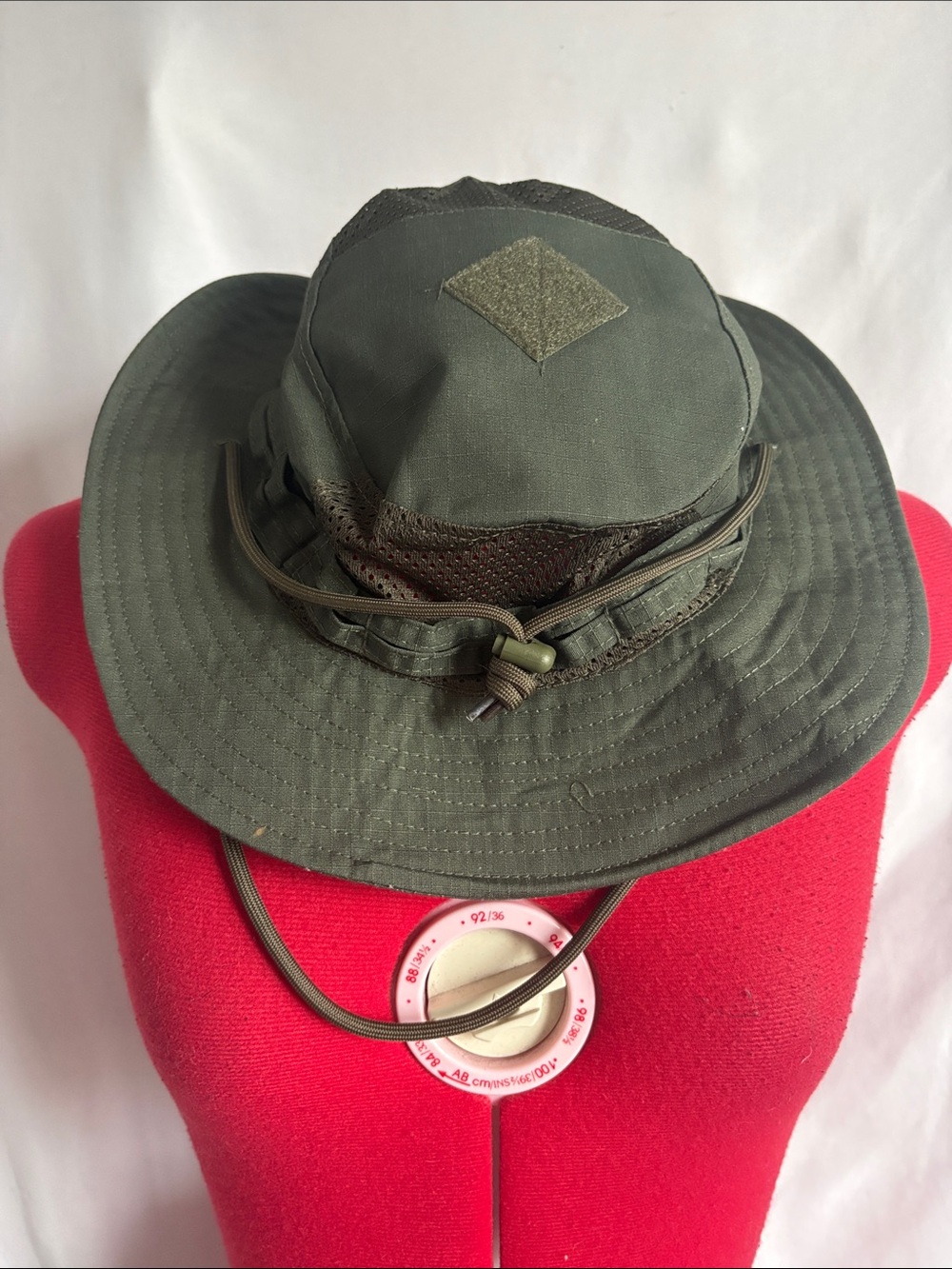 Olive Green Military-Style Boonie Hat - Unbranded
